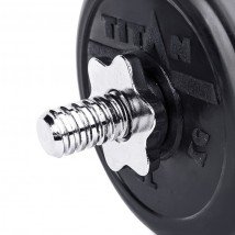 Гантель разборная 17 кг TITAN Barbell - d26